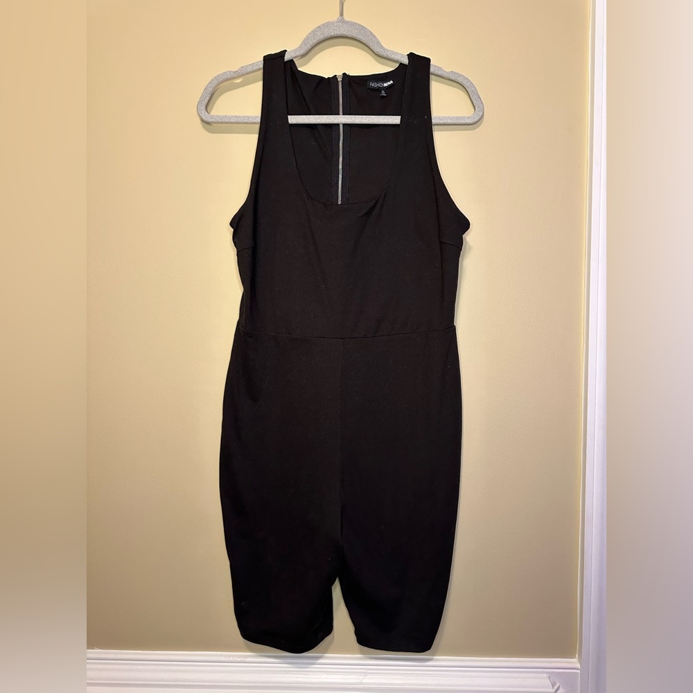 Biker shorts romper